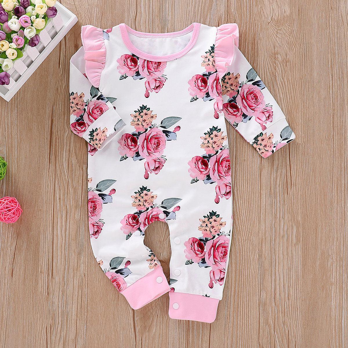 Baby print jumpsuit PureLittleBloom.Co