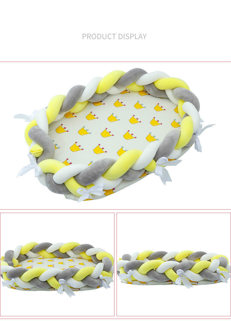 Woven Twist Baby Bionic Bed PureLittleBloom.Co