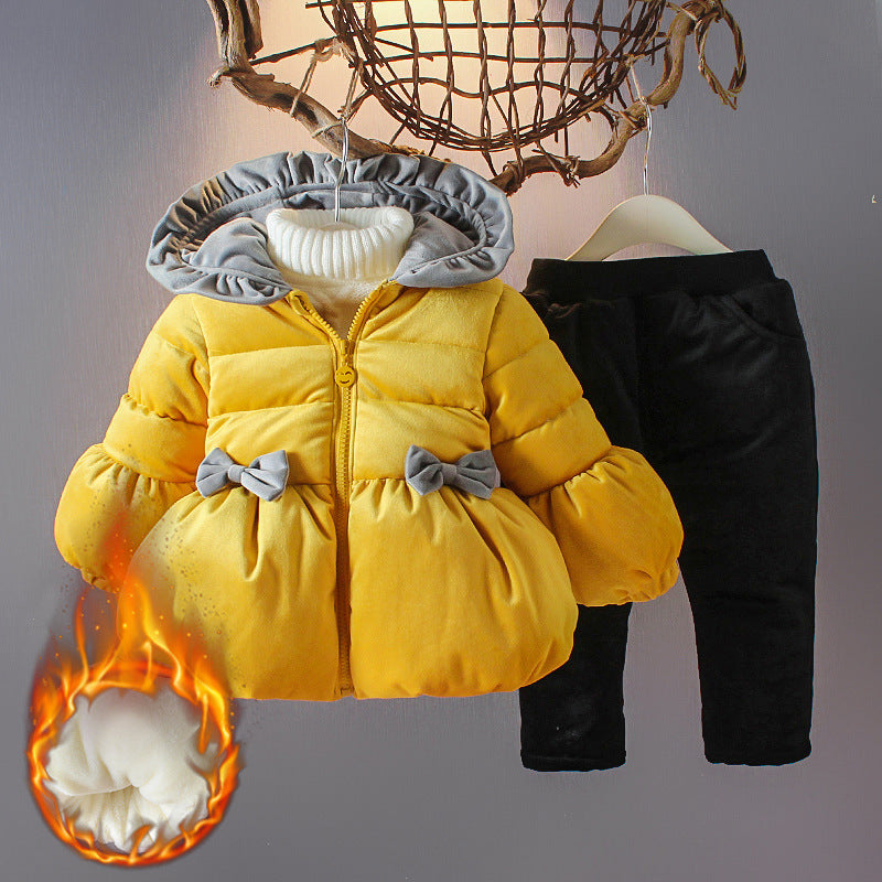 Winter children's suit with hood PureLittleBloom.Co