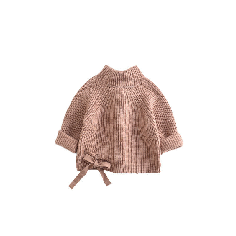 Knit sweater cardigan girl winter clothing PureLittleBloom.Co