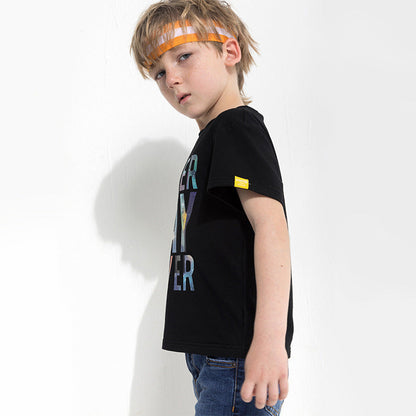 Children's letter print T-shirt PureLittleBloom.Co
