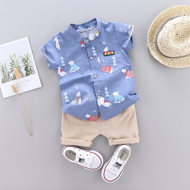 Summer New Children's Clothing Korean Boy Baby Infant Child PureLittleBloom.Co