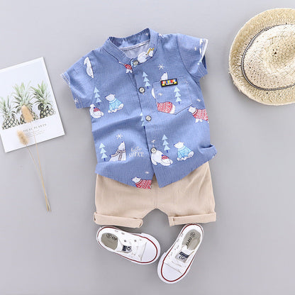 Summer New Children's Clothing Korean Boy Baby Infant Child PureLittleBloom.Co