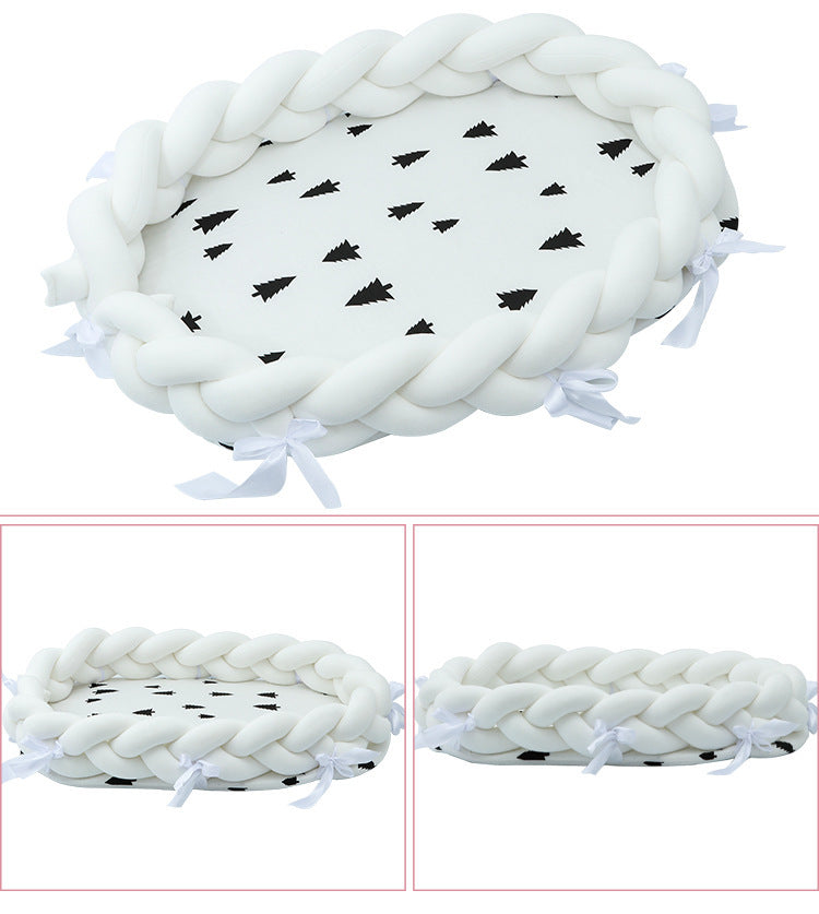 Woven Twist Baby Bionic Bed PureLittleBloom.Co