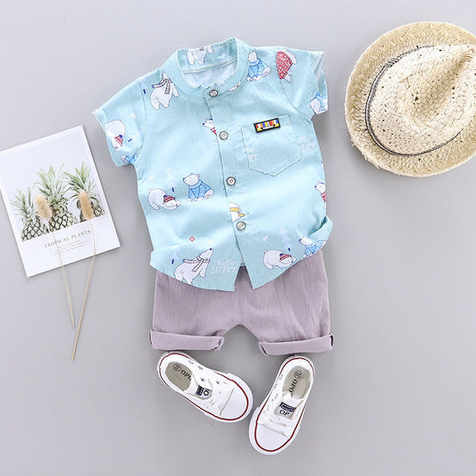 Summer New Children's Clothing Korean Boy Baby Infant Child PureLittleBloom.Co