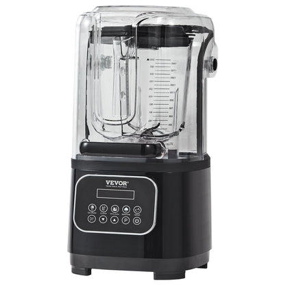 VEVOR Professional Blender With Shield, Commercial Countertop Blenders, 68 Oz  Blender Combo, Stainless Steel 9 Speed & 5 Functions Blender, For Shakes, Smoothies, Peree, And Crush Ice, Black PureLittleBloom.Co