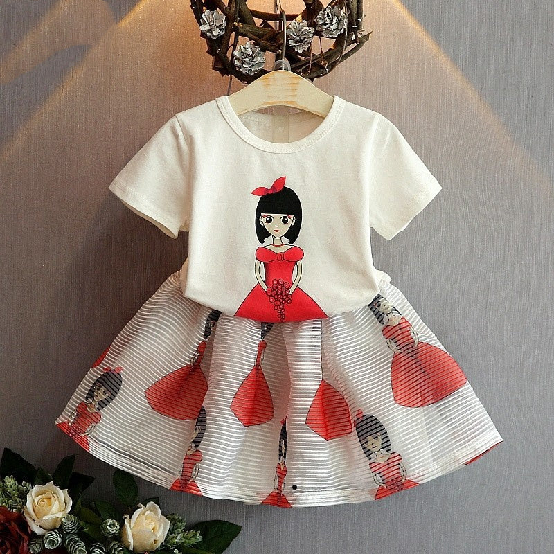Kids Baby Girls Clothing Sets Summer TShirtsskirt Clothes PureLittleBloom.Co
