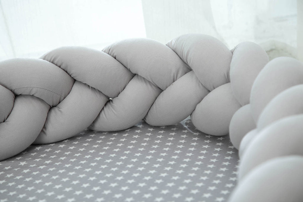 Cotton Woven Folding Portable Crib Is Removable And Washable PureLittleBloom.Co