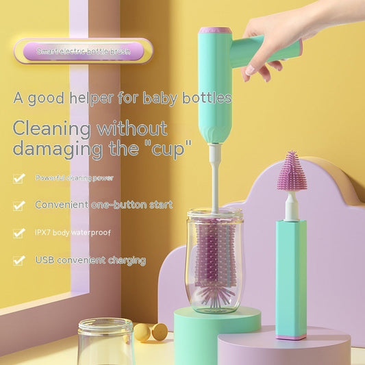 Multi Functional Electric Sponge Silicone Cup Brush PureLittleBloom.Co