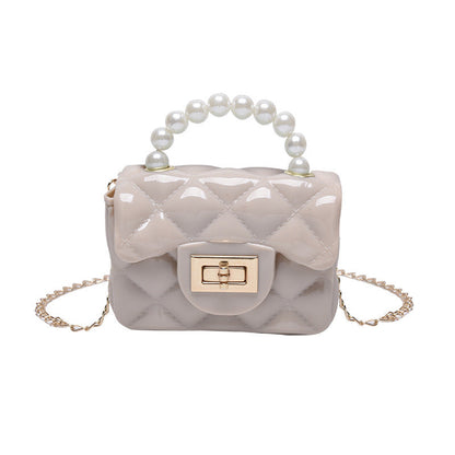 Pearl Hand One-shoulder Crossbody Chain Children's Bags PureLittleBloom.Co