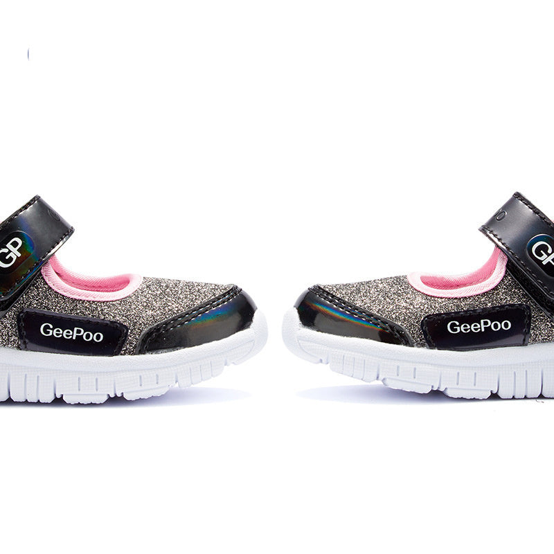 Children's square mouth shoes girls' sports shoes PureLittleBloom.Co