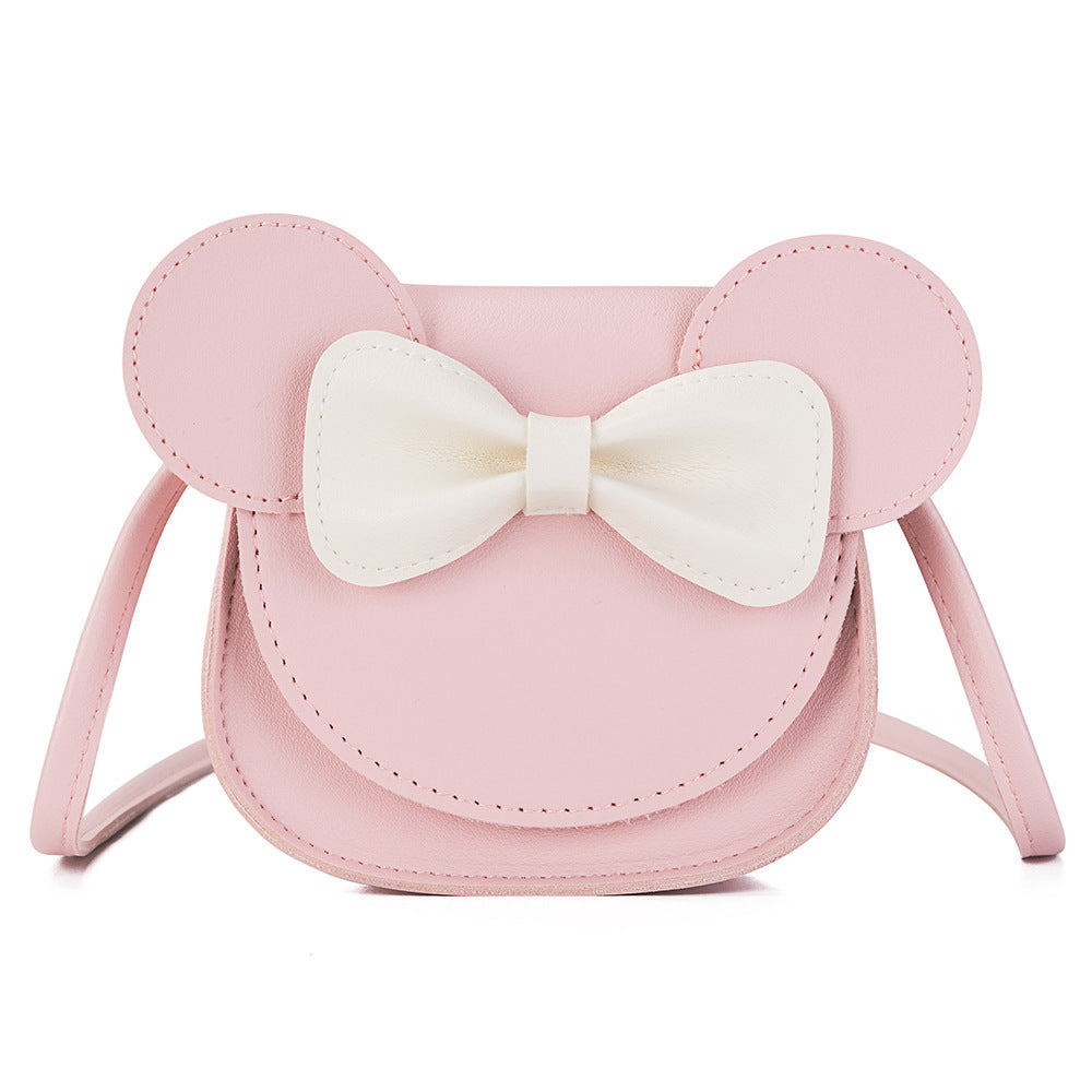 Cute And Adorable Bowknot Soft Girl Student Children's Small Bag Pu Female PureLittleBloom.Co