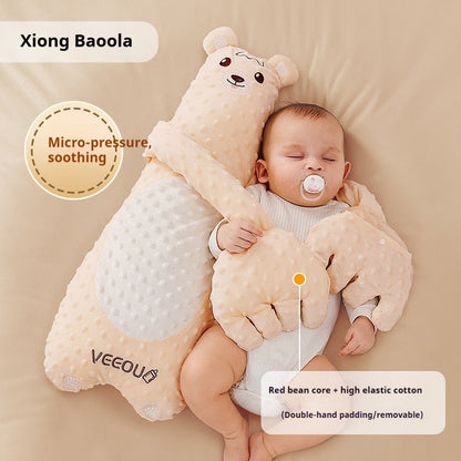 W9Q Wenou BABY HUG Sleep Soothing Palm Pillow Doll Coax Sleep Coax Sleeping Artifact Baby Anti-startle Pressure PureLittleBloom.Co