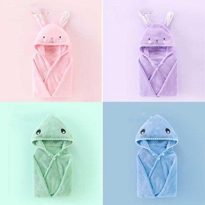 Bathrobe children's towel cloak animal bathrobe PureLittleBloom.Co