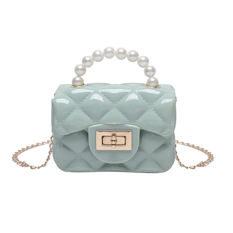 Pearl Hand One-shoulder Crossbody Chain Children's Bags PureLittleBloom.Co
