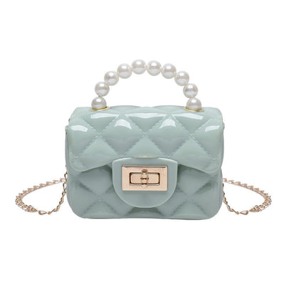 Pearl Hand One-shoulder Crossbody Chain Children's Bags PureLittleBloom.Co
