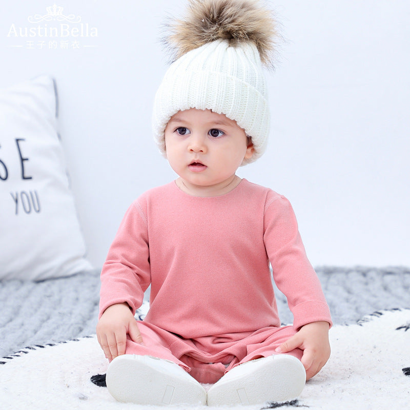 Baby clothes pajamas climbing clothes PureLittleBloom.Co