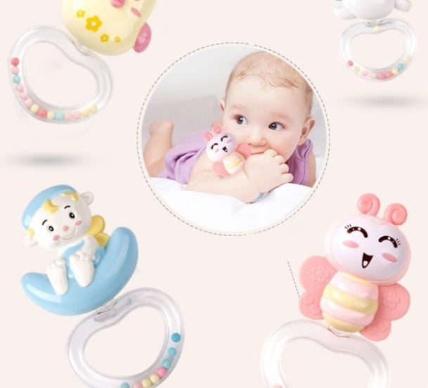 Baby Rattles Crib Mobiles Toy Holder Rotating Mobile Bed Bell Musical Box Projection Newborn Infant Baby Boy Toys PureLittleBloom.Co