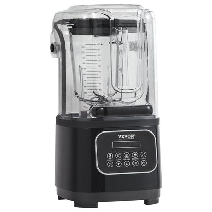 VEVOR Professional Blender With Shield, Commercial Countertop Blenders, 68 Oz  Blender Combo, Stainless Steel 9 Speed & 5 Functions Blender, For Shakes, Smoothies, Peree, And Crush Ice, Black PureLittleBloom.Co