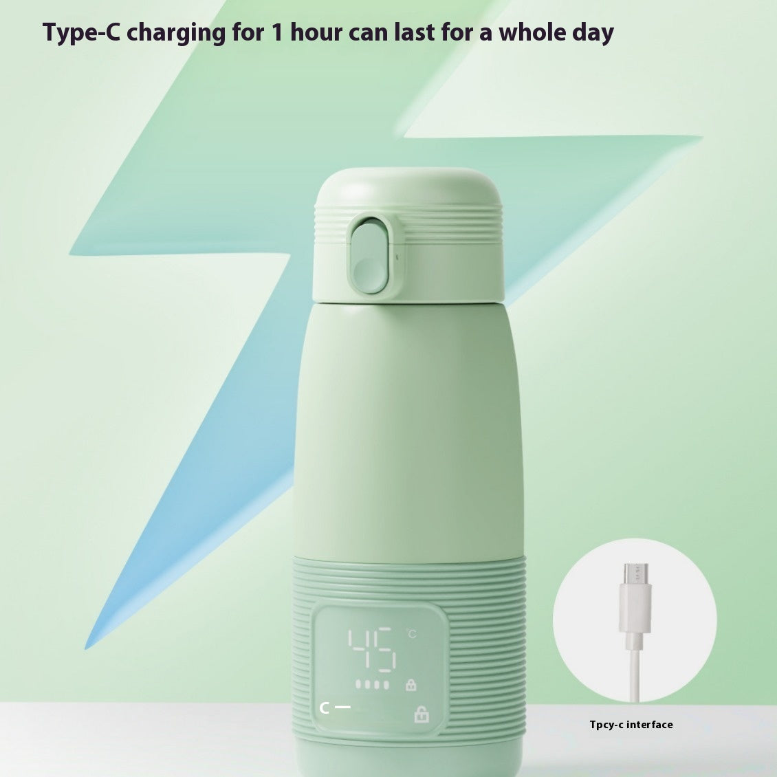 Wireless Portable Milk Modulator Thermal Cup Kettle PureLittleBloom.Co