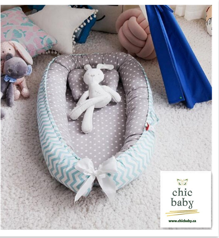 Baby Removable And Washable Bed Crib Portable Crib Travel Bed For Children Infant Kids Cotton Cradle PureLittleBloom.Co