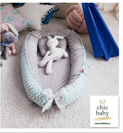 Baby Removable And Washable Bed Crib Portable Crib Travel Bed For Children Infant Kids Cotton Cradle PureLittleBloom.Co