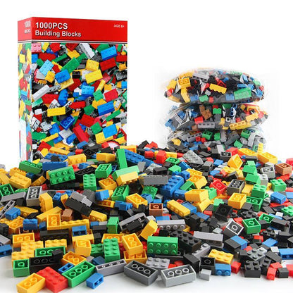 1000 Bulk Granular Building Blocks PureLittleBloom.Co
