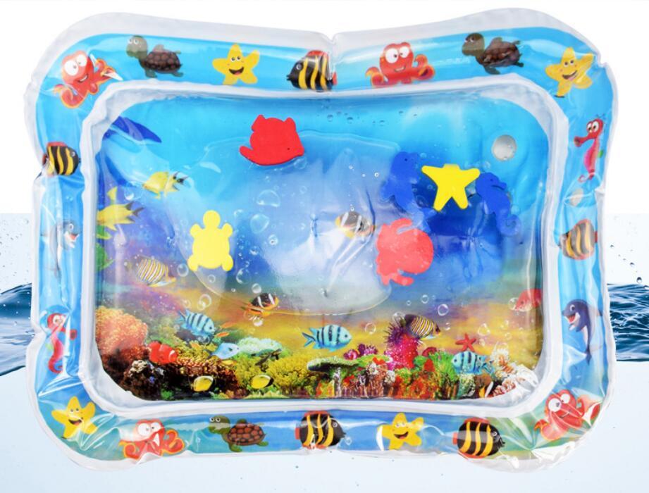 Baby Inflatable Water Mat, Infants Summer Beach Water Mat Patted Pad Water Cushion For Infants Toddlers Summer Activity Play Toys Baby Pillows PureLittleBloom.Co