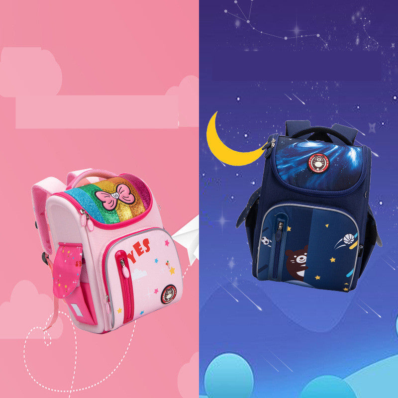 Folding Lightweight  Light Weight  Comfortable And Breathable Schoolbag For Junior Students PureLittleBloom.Co
