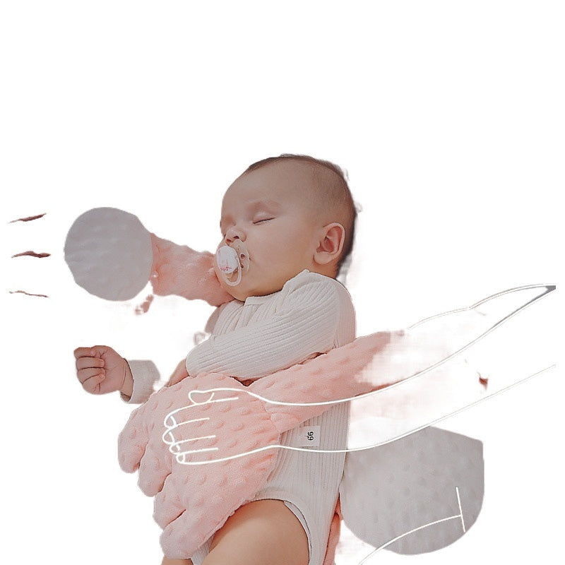 W9Q Wenou BABY HUG Sleep Soothing Palm Pillow Doll Coax Sleep Coax Sleeping Artifact Baby Anti-startle Pressure PureLittleBloom.Co