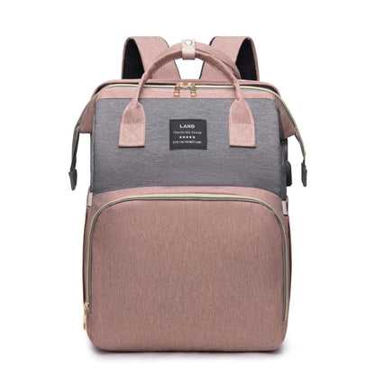 New Mummy Baby Crib Backpack Large Capacity Out Milk Insulated Bag Women PureLittleBloom.Co