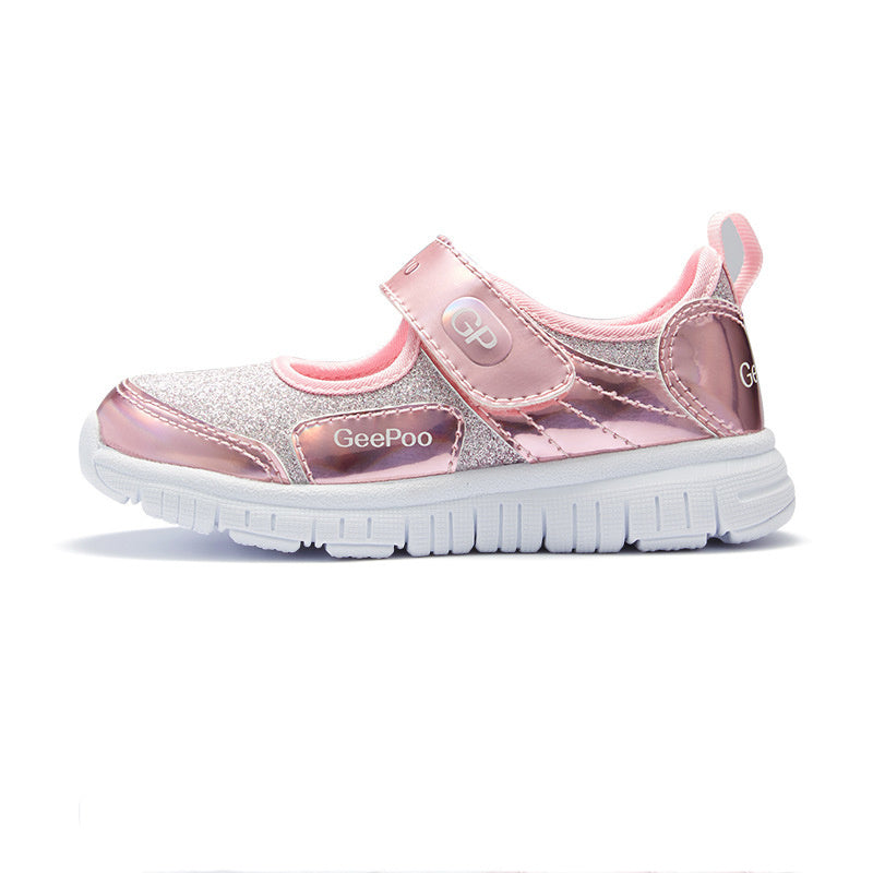 Children's square mouth shoes girls' sports shoes PureLittleBloom.Co