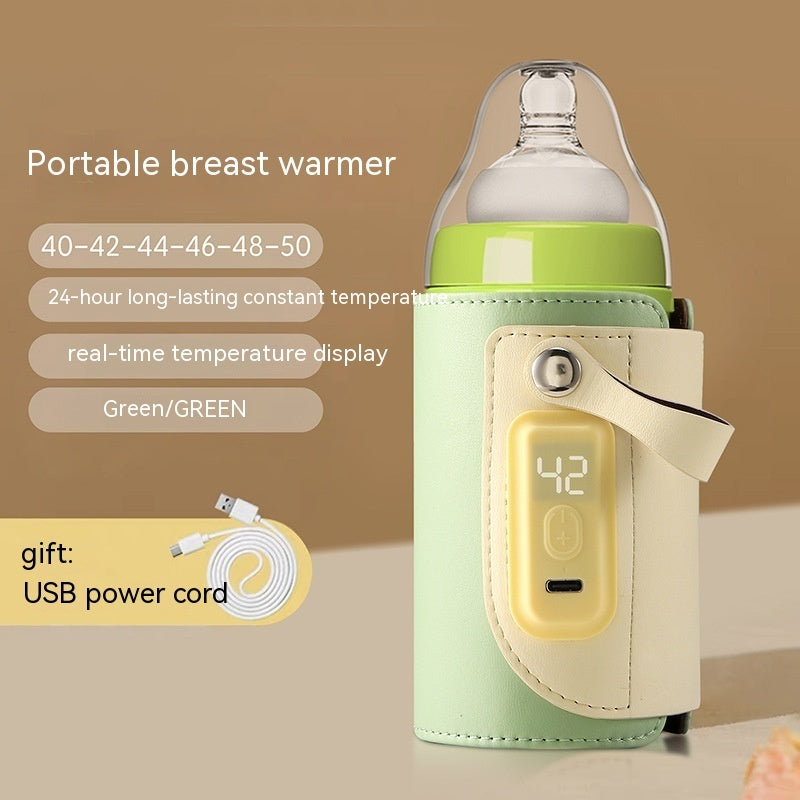 Constant Temperature Baby Heating Insulating Milk Bottle Night Out Portable Heat-holding Bottle Cover PureLittleBloom.Co