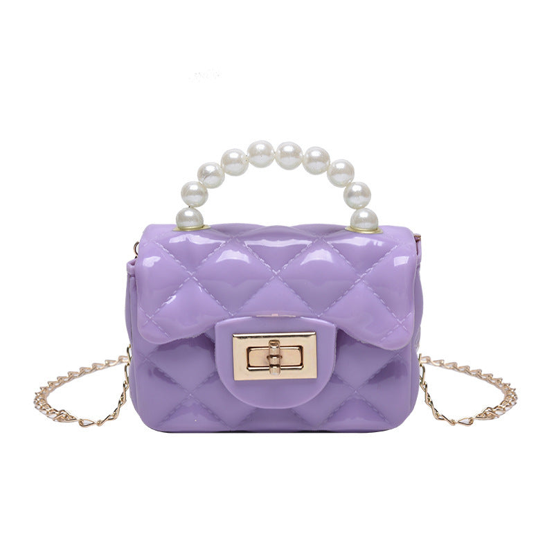 Pearl Hand One-shoulder Crossbody Chain Children's Bags PureLittleBloom.Co
