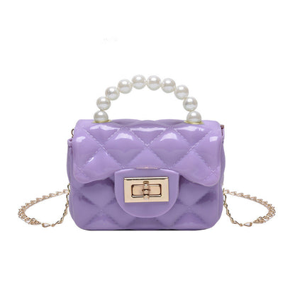 Pearl Hand One-shoulder Crossbody Chain Children's Bags PureLittleBloom.Co