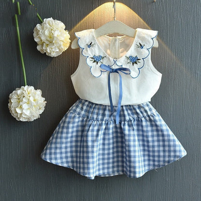 Kids Baby Girls Clothing Sets Summer TShirtsskirt Clothes PureLittleBloom.Co