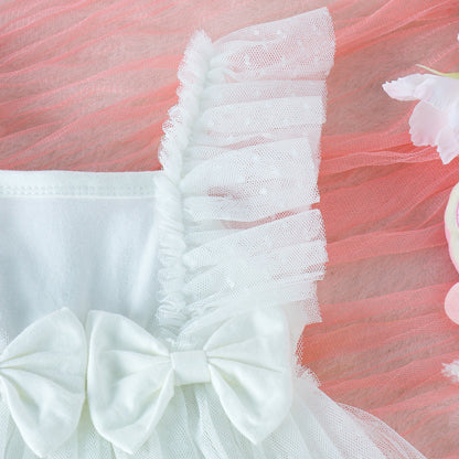 Jumpsuit Baby Net Skirt Princess Poris Dress Baby Skirt Baby Body Pants Jumpsuit PureLittleBloom.Co