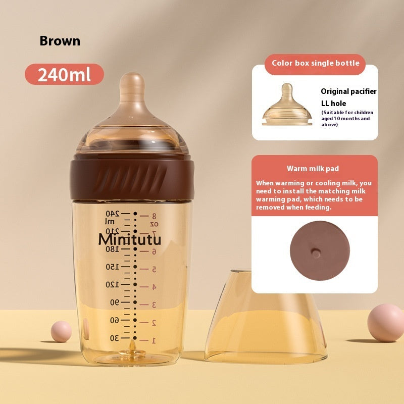 Newborn PPSU Temperature-sensing Feeding Bottle Anti-flatulence Choke Proof PureLittleBloom.Co