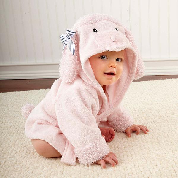 Cartoon Cute Animal Modeling Baby Bath Towels Baby Bathrobes Cotton Children's Bathrobes Baby Hooded PureLittleBloom.Co