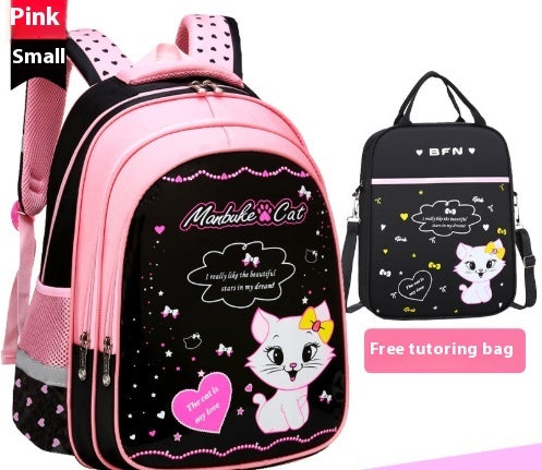 Kids School Cute Cat Print Backpack PureLittleBloom.Co
