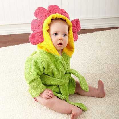 Cartoon Cute Animal Modeling Baby Bath Towels Baby Bathrobes Cotton Children's Bathrobes Baby Hooded PureLittleBloom.Co