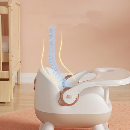 Household Baby Backrest Plastic Dining Chair PureLittleBloom.Co