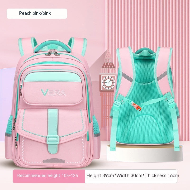 Backpack Spine Protection Waterproof Large Capacity PureLittleBloom.Co