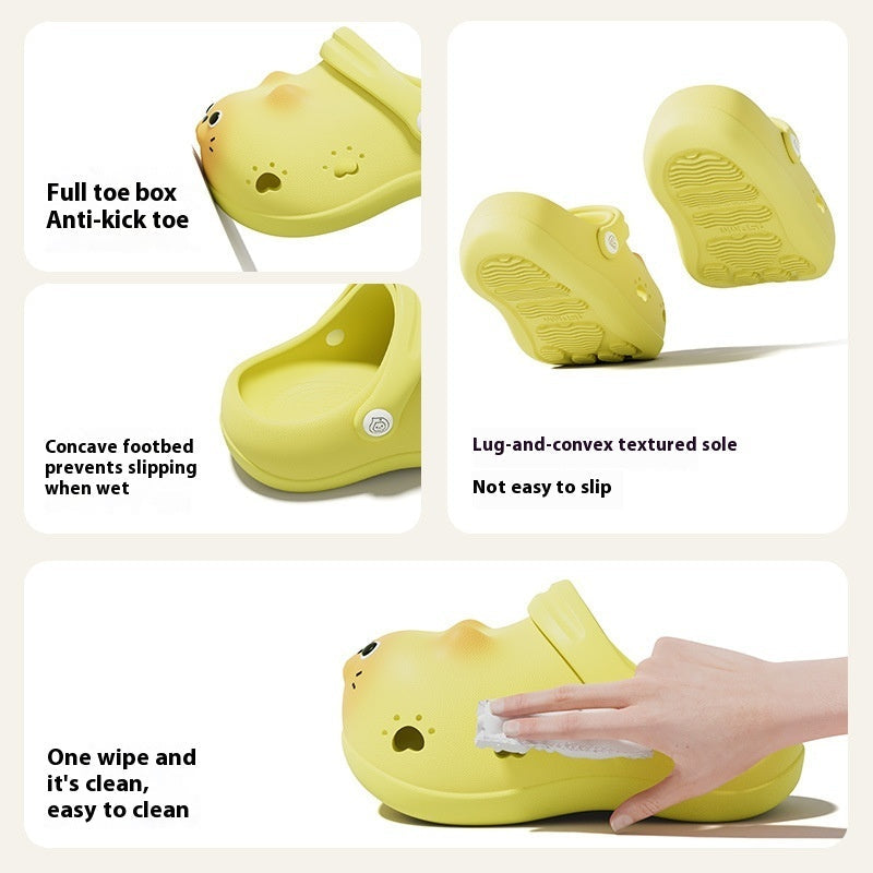 Children's Closed Toe Home Outdoor Slippers PureLittleBloom.Co