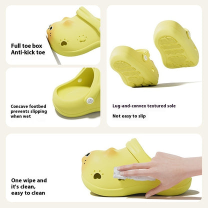 Children's Closed Toe Home Outdoor Slippers PureLittleBloom.Co