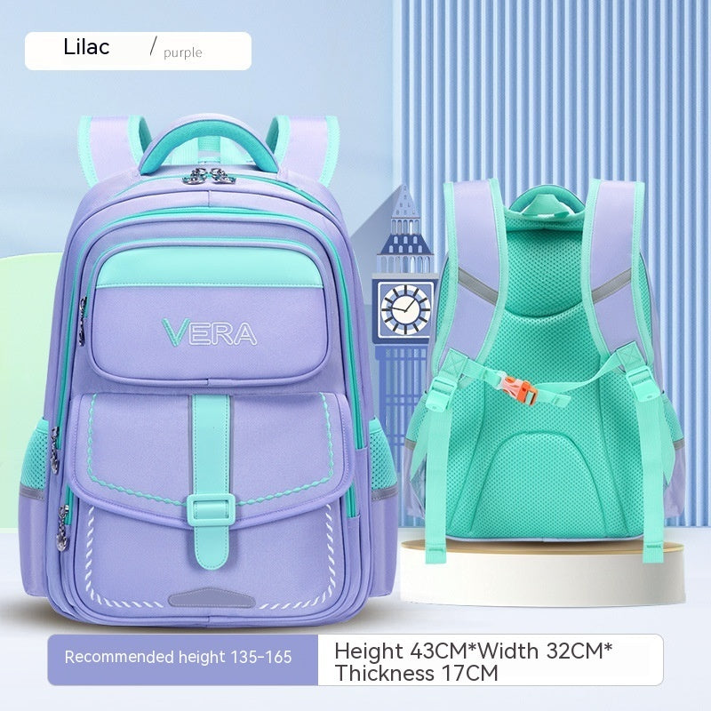 Backpack Spine Protection Waterproof Large Capacity PureLittleBloom.Co