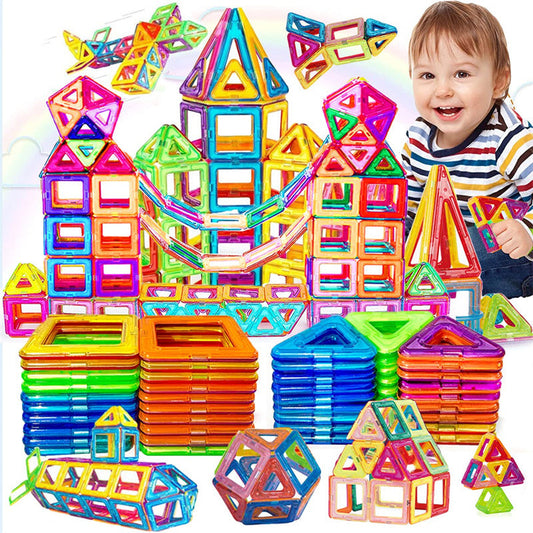 Magnetic Building Blocks DIY Magnets Toys For Kids Designer Construction Set Gifts For Children Toys PureLittleBloom.Co
