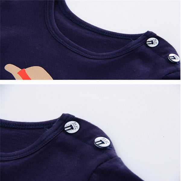 Cartoon Clothing Baby Boy Summer Clothes T-shirt Baby Girl Casual Clothing Sets PureLittleBloom.Co