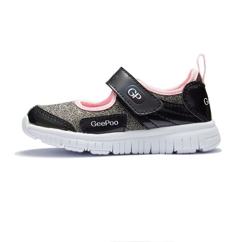 Children's square mouth shoes girls' sports shoes PureLittleBloom.Co