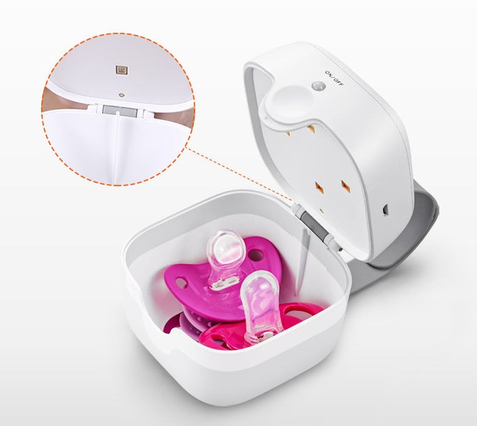 Baby Pacifier Disinfection Box Pacifier Storage Case PureLittleBloom.Co